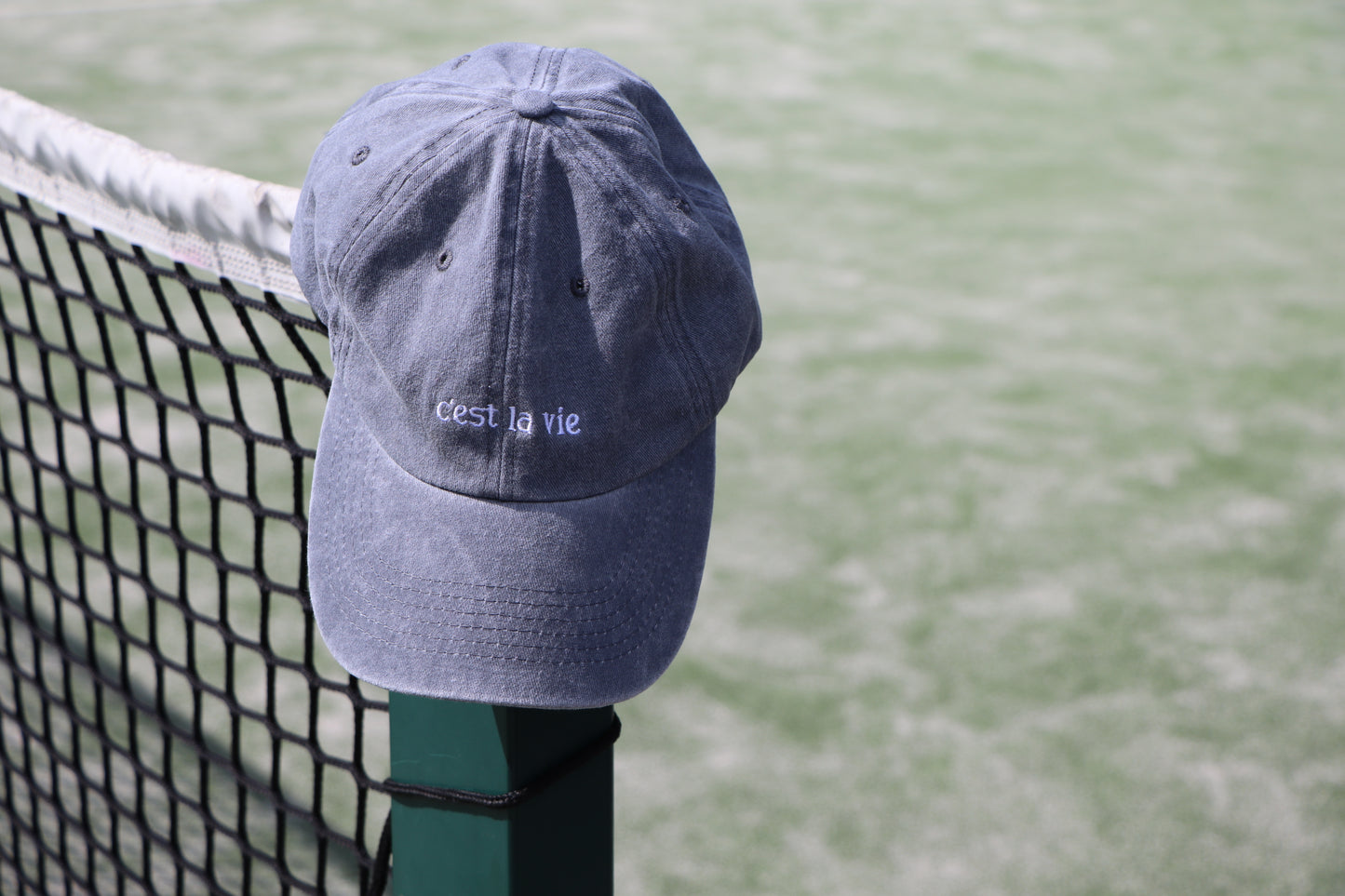 WALL CAP - washed grey