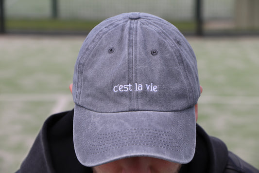 WALL CAP - washed grey